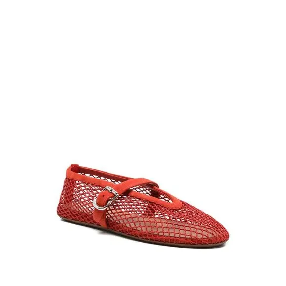 Alaïa Red Ballet Flats Women - Picture 4 of 4